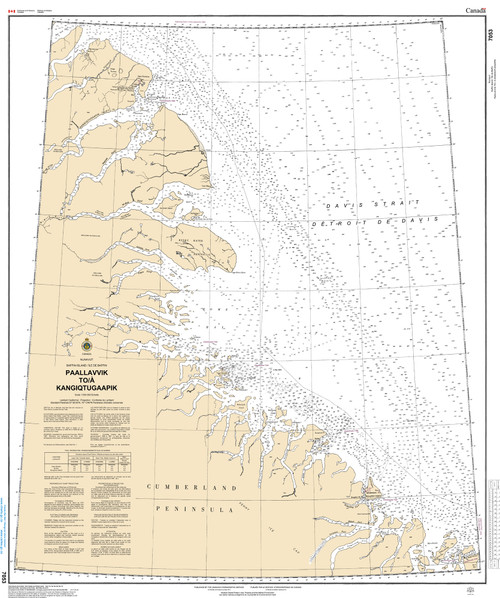 CHS Chart 7053: Padloping Island to Clyde Inlet