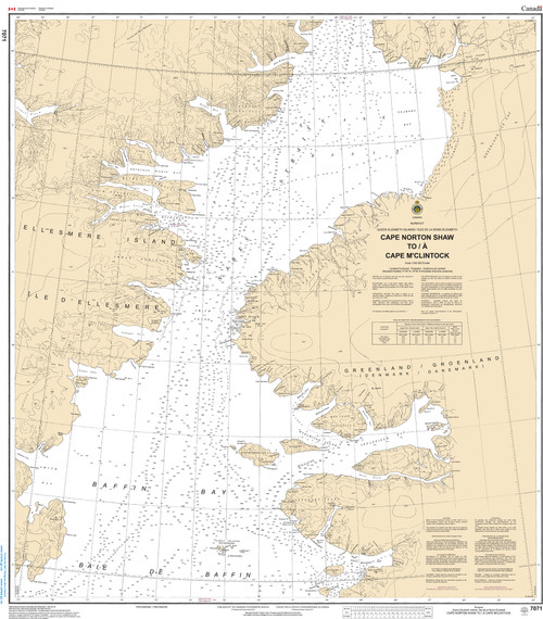 CHS Chart 7071: Cape Norton Shaw to Cape M'Clintock