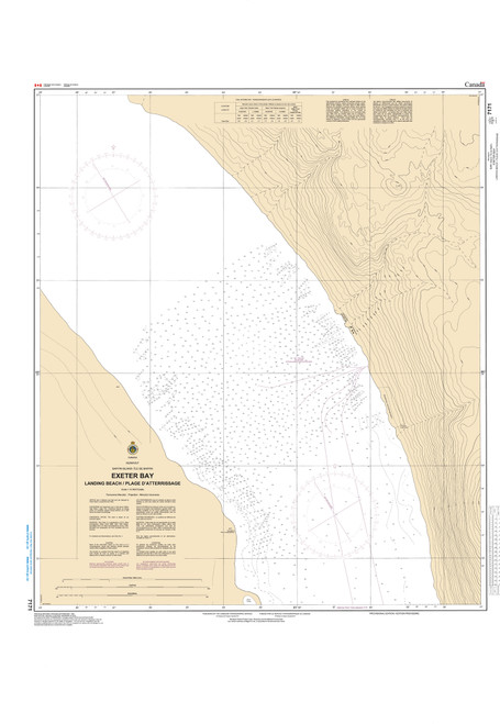 CHS Chart 7171: Exeter Bay Landing Beach
