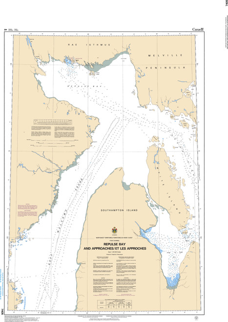 CHS Chart 7405: Repulse Bay and Approaches/ Et Les Approches