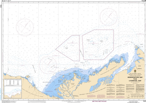 CHS Chart 7620: Demarcation Bay to/Ã  Liverpool Bay