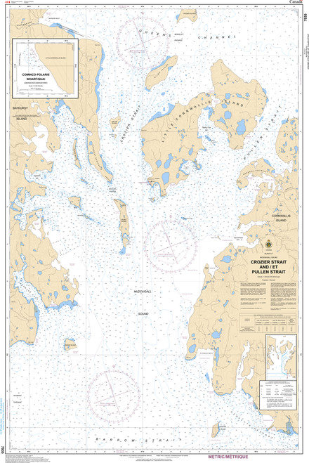 CHS Chart 7935: Crozier Strait and/et Pullen Strait