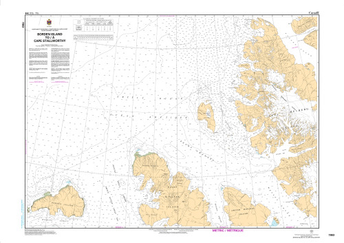 CHS Chart 7953: Borden Island to/ Ã€ Cape Stallworthy