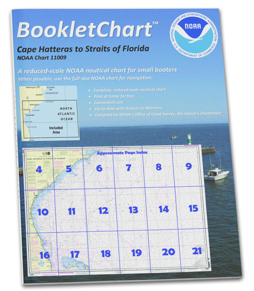 NOAA BookletChart 11009: Cape Hatteras to Straits of Florida