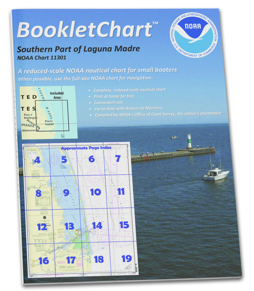 NOAA BookletChart 11301: Southern Part of Laguna Madre