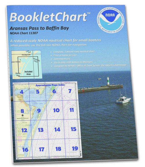 NOAA BookletChart 11307: Aransas Pass to Baffin Bay