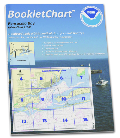 NOAA BookletChart 11383: Pensacola Bay