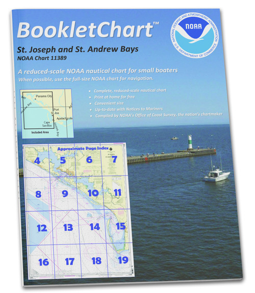 NOAA BookletChart 11389: St Joseph and St Andrew Bays
