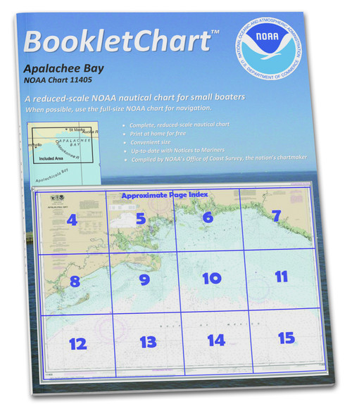 NOAA BookletChart 11405: Apalachee Bay