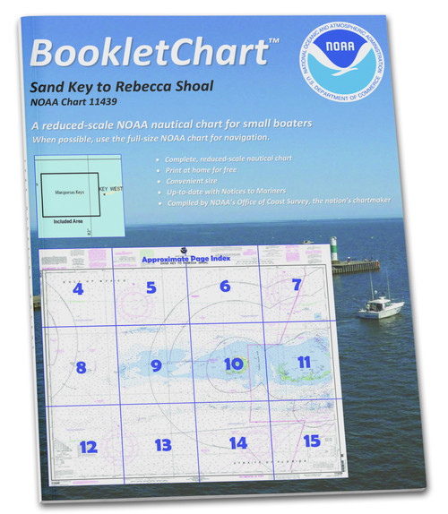 HISTORICAL NOAA BookletChart 11439: Sand Key to Rebecca Shoal