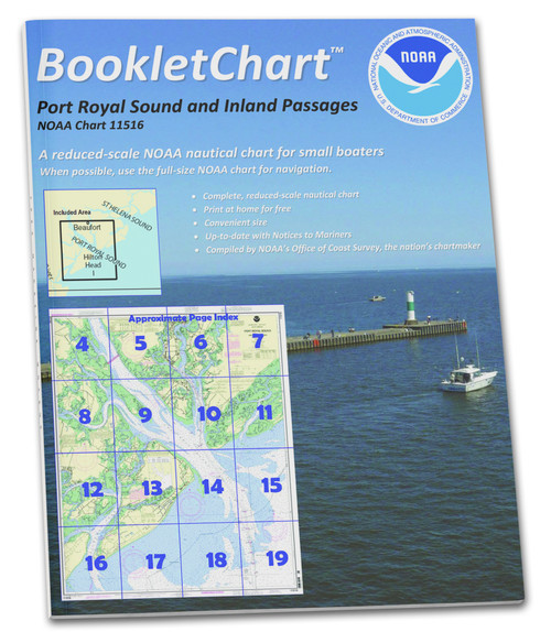 NOAA BookletChart 11516: Port Royal Sound and Inland Passages