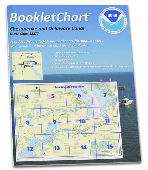 NOAA BookletChart 12277: Chesapeake and Delaware Canal