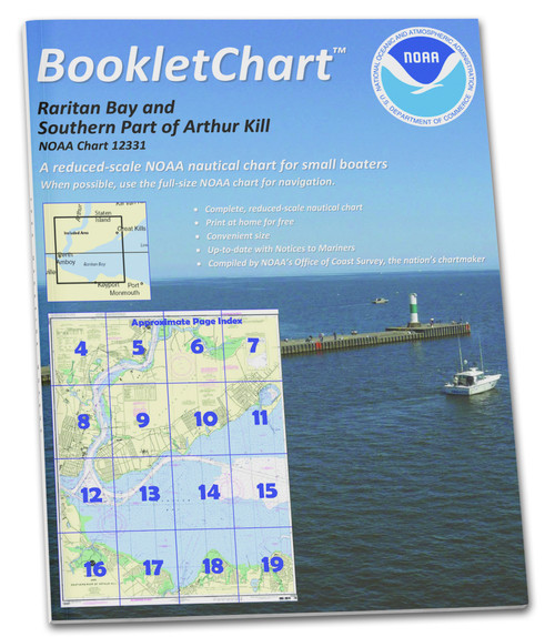 NOAA BookletChart 12331: Raritan Bay and Southern Part of Arthur Kill