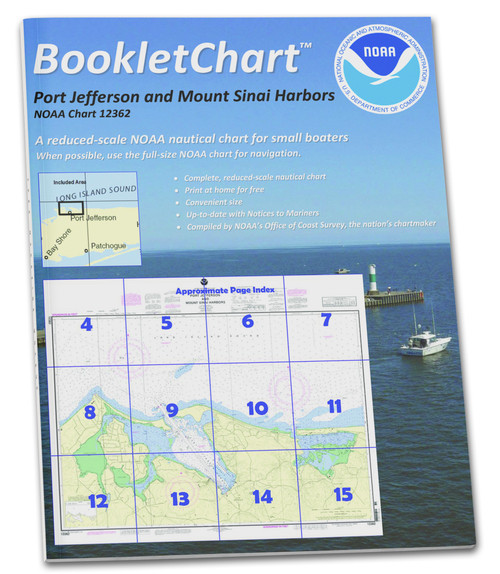 NOAA BookletChart 12362: Port Jefferson and Mount Sinai Harbors