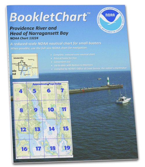 NOAA BookletChart 13224: Providence River and Head of Narragansett Bay