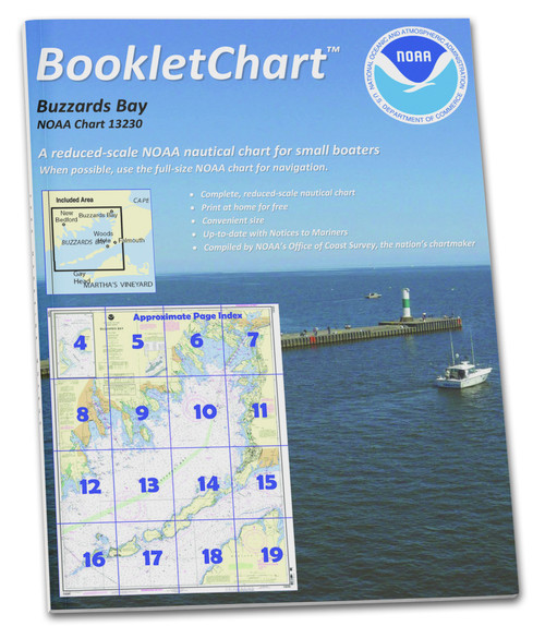 NOAA BookletChart 13230: Buzzards Bay; Quicks Hole