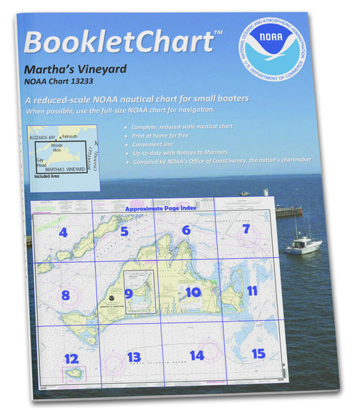 NOAA BookletChart 13233: Martha's Vineyard;Menemsha Pond