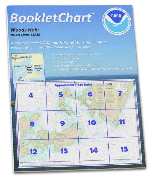 NOAA BookletChart 13235: Woods Hole