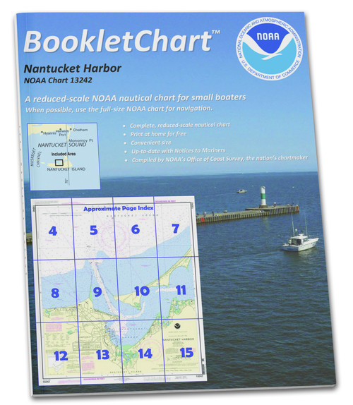 NOAA Booklet Chart 13242: Nantucket Harbor