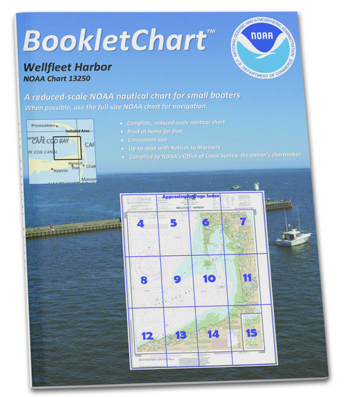 NOAA BookletChart 13250: Wellfleet Harbor; Sesuit Harbor