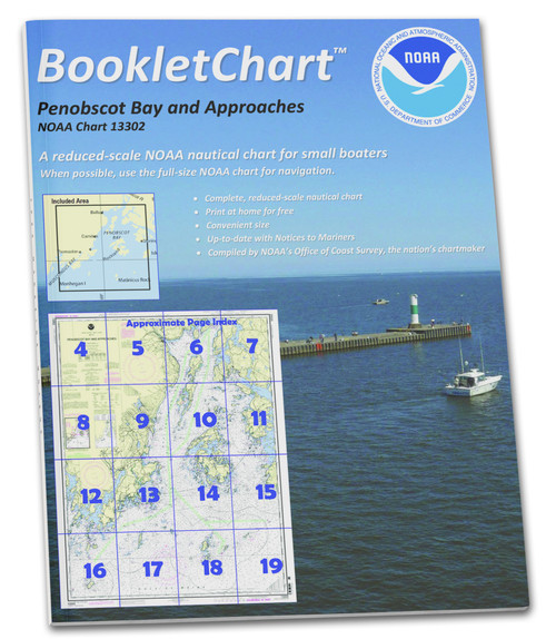 NOAA BookletChart 13302: Penobscot Bay and Approaches