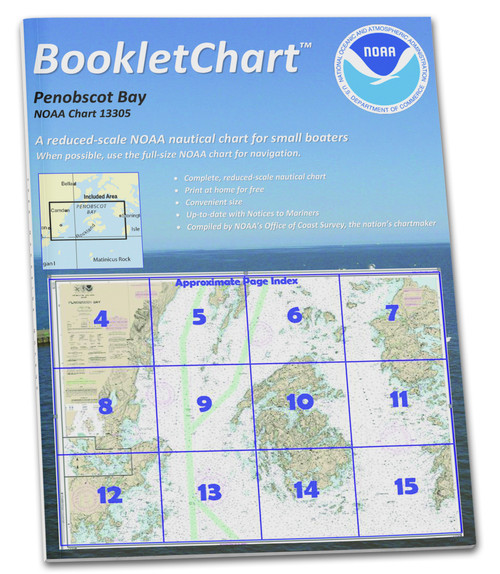 NOAA BookletChart 13305: Penobscot Bay;Carvers Harbor and Approaches