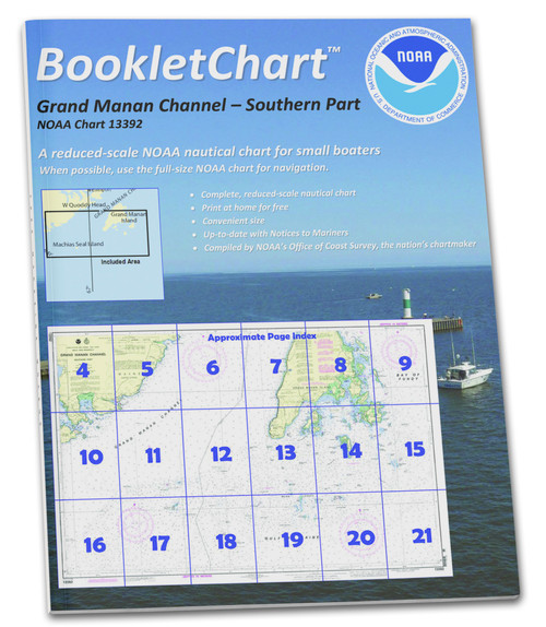 NOAA Booklet Chart 13392: Grand Manan Channel Southern Part