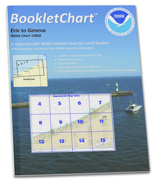 NOAA BookletChart 14828: Erie to Geneva