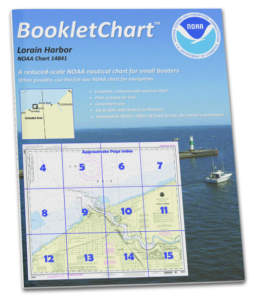HISTORICAL NOAA Booklet Chart 14841: Lorain Harbor