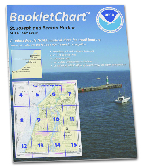 HISTORICAL NOAA BookletChart 14930: St. Joseph and Benton Harbor