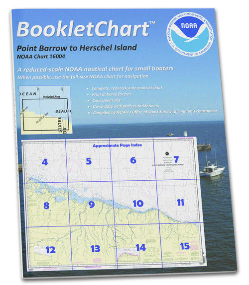 NOAA Booklet Chart 16004: Point Barrow to Herschel Island