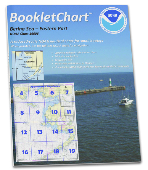NOAA BookletChart 16006: Bering Sea-Eastern Part;St. Matthew Island: Bering Sea;Cape Etolin: Ac.
