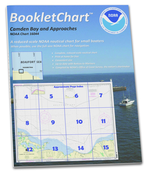HISTORICAL NOAA Booklet Chart 16044: Camden Bay and Approaches