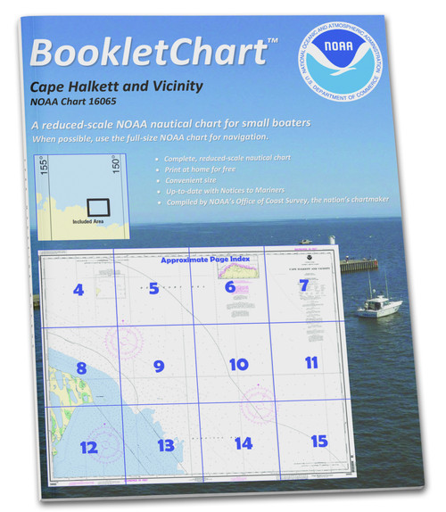 HISTORICAL NOAA Booklet Chart 16065: Cape Halkett and Vicinity