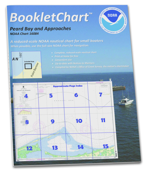 HISTORICAL NOAA Booklet Chart 16084: Peard Bay and approaches