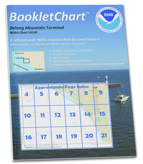 HISTORICAL NOAA Booklet Chart 16145: Delong Mountain Terminal (Red Dog Mine)