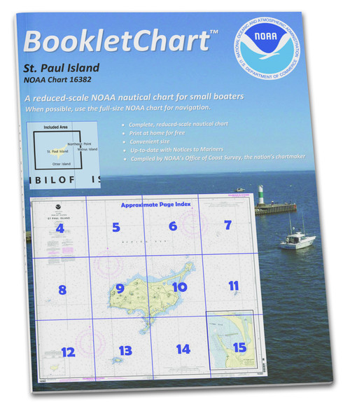 HISTORICAL NOAA Booklet Chart 16382: St. Paul Island: Pribilof Islands