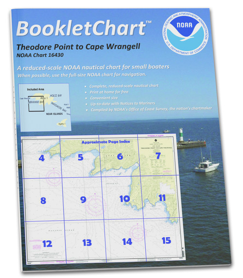 HISTORICAL NOAA Booklet Chart 16430: Attu Island Theodore Pt. to Cape Wrangell