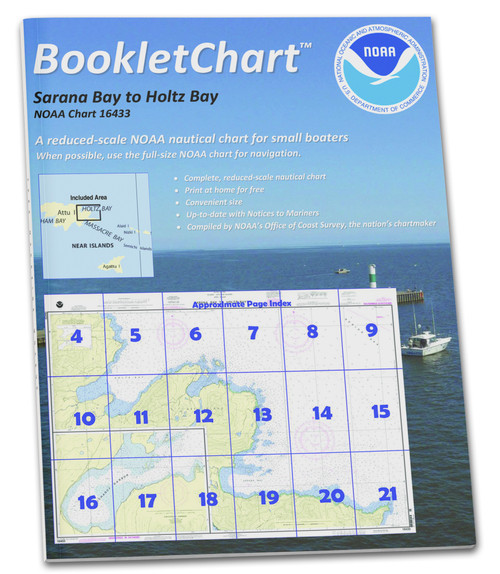 HISTORICAL NOAA Booklet Chart 16433: Sarana Bay to Holtz Bay;Chichagof Harbor