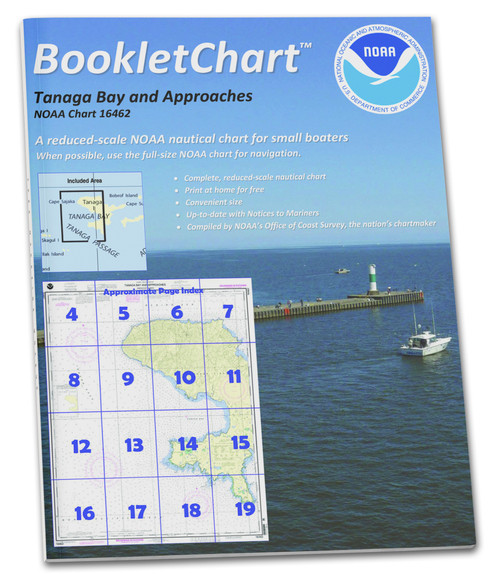 HISTORICAL NOAA Booklet Chart 16462: Andrenof. Islands Tanga Bay and approaches