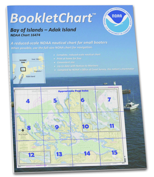 HISTORICAL NOAA Booklet Chart 16474: Bay of Islands;Aranne Channel;Hell Gate