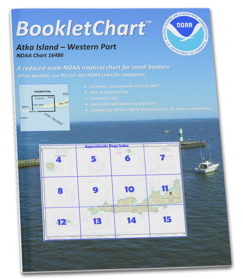 HISTORICAL NOAA Booklet Chart 16486: Atka Island: Western Part