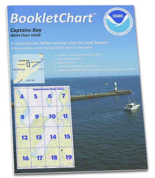 NOAA BookletChart 16530: Captains Bay