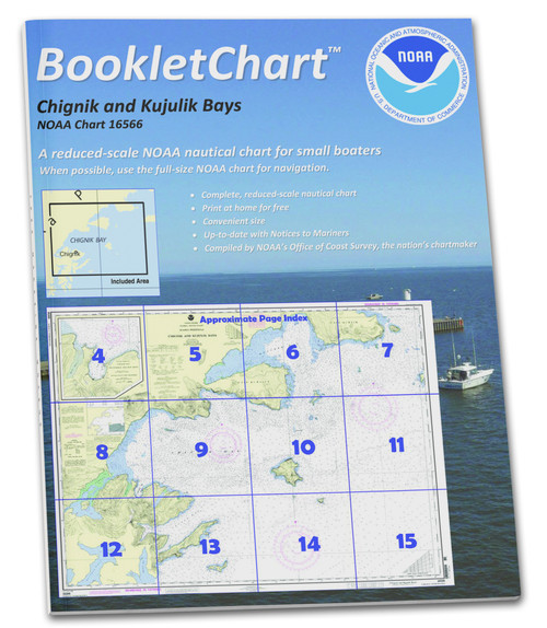 HISTORICAL NOAA BookletChart 16566: Chignik and Kujulik Bays: Alaska Pen;Anchorage and Mud Bays: Chignik