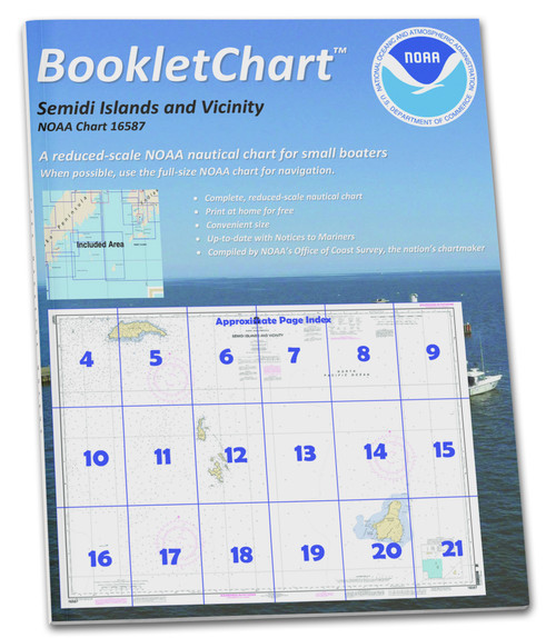 HISTORICAL NOAA Booklet Chart 16587: Semidi Islands and Vicinity