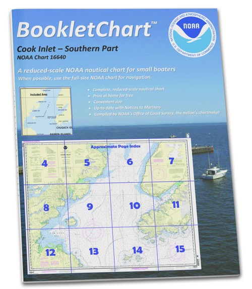 NOAA BookletChart 16640: Cook Inlet-Southern Part