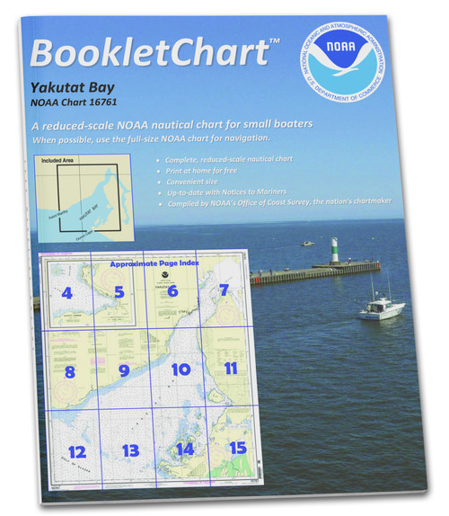 HISTORICAL NOAA BookletChart 16761: Yakutat Bay;Yakutat Harbor