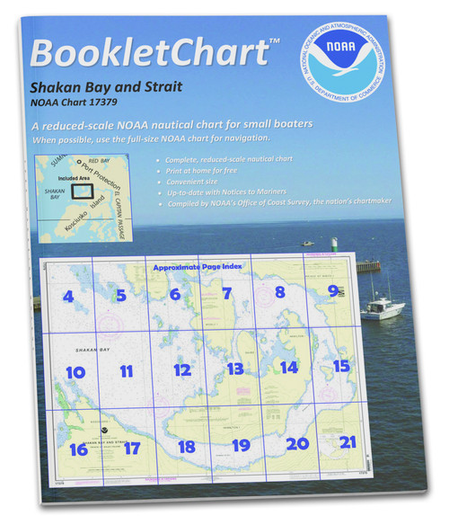 HISTORICAL NOAA BookletChart 17379: Shakan Bay and Strait: Alaska