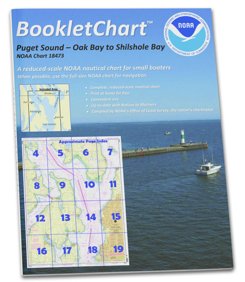 NOAA BookletChart 18473: Puget Sound-Oak Bay to Shilshole Bay