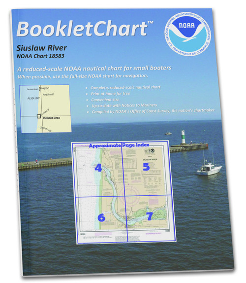 NOAA BookletChart 18583: Siuslaw River